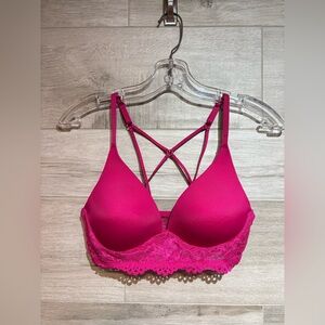 3/$30 La Senza racerback pink bra  Like new!